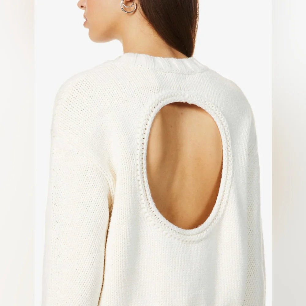 NWT REISS | Cady Open Back Sweater - Picture 6 of 10